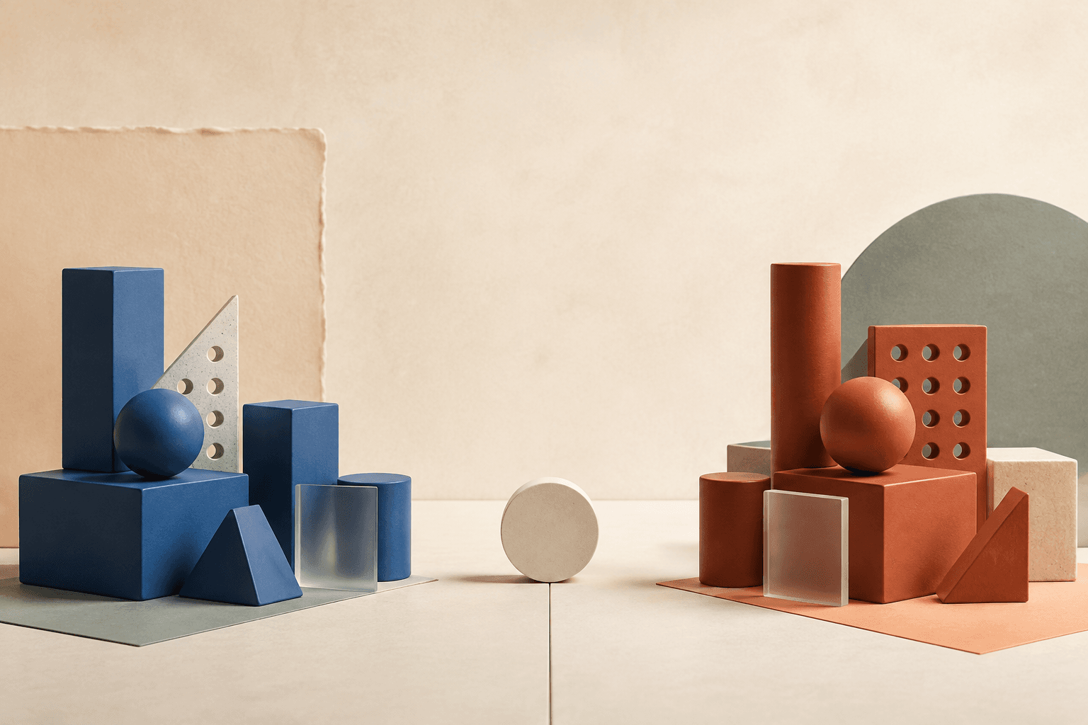 Abstract editorial artwork